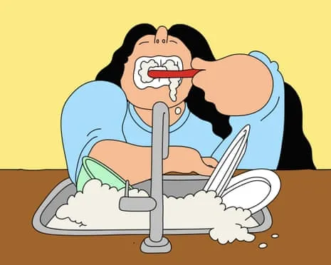 Ought Our Housemate Avoid Brushing Her Teeth at the Kitchen Basin?